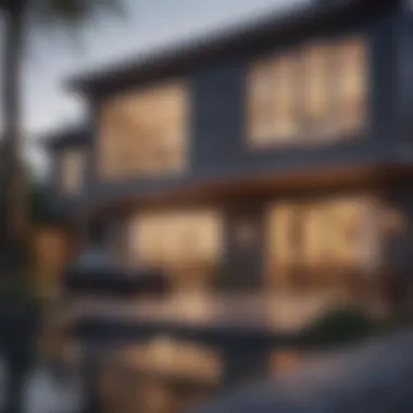 Diverse Architectural Styles in Home Buying A modern home showcasing various architectural styles
