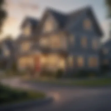 The Importance of Community in Home Purchase Decisions A serene neighborhood illustrating community aspects of home buying