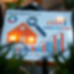 Graph showcasing rental market trends