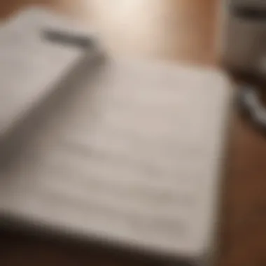 Healthcare Decisions for a Healthy Retirement An open notebook with healthcare decision notes