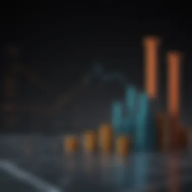 Graph showcasing various types of bond funds and their performance