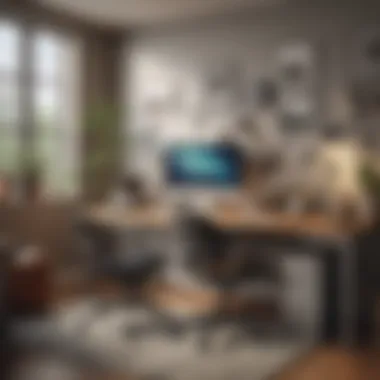 Optimizing Your Home Office for Tax Deductions A well-organized home office space with essential work tools