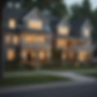 The Allure of Suburban Living A serene suburban neighborhood showcasing diverse homes