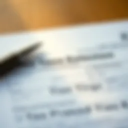 Detailed overview of US tax extension form